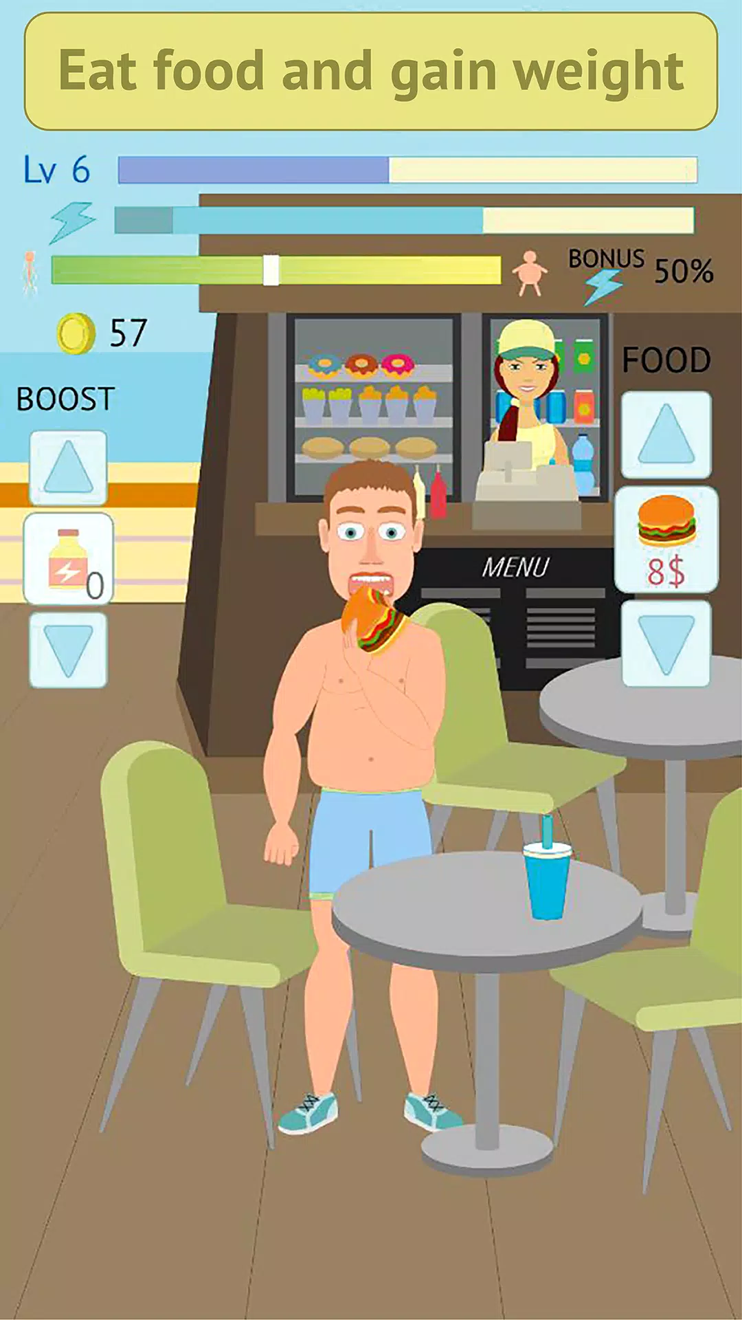 Eat and Run Clicker スクリーンショット 1