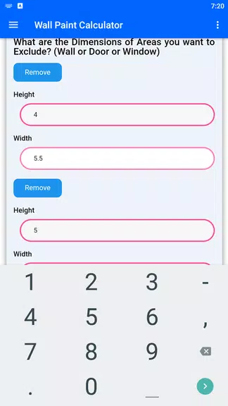 Wall Paint Calculator Captura de tela 4