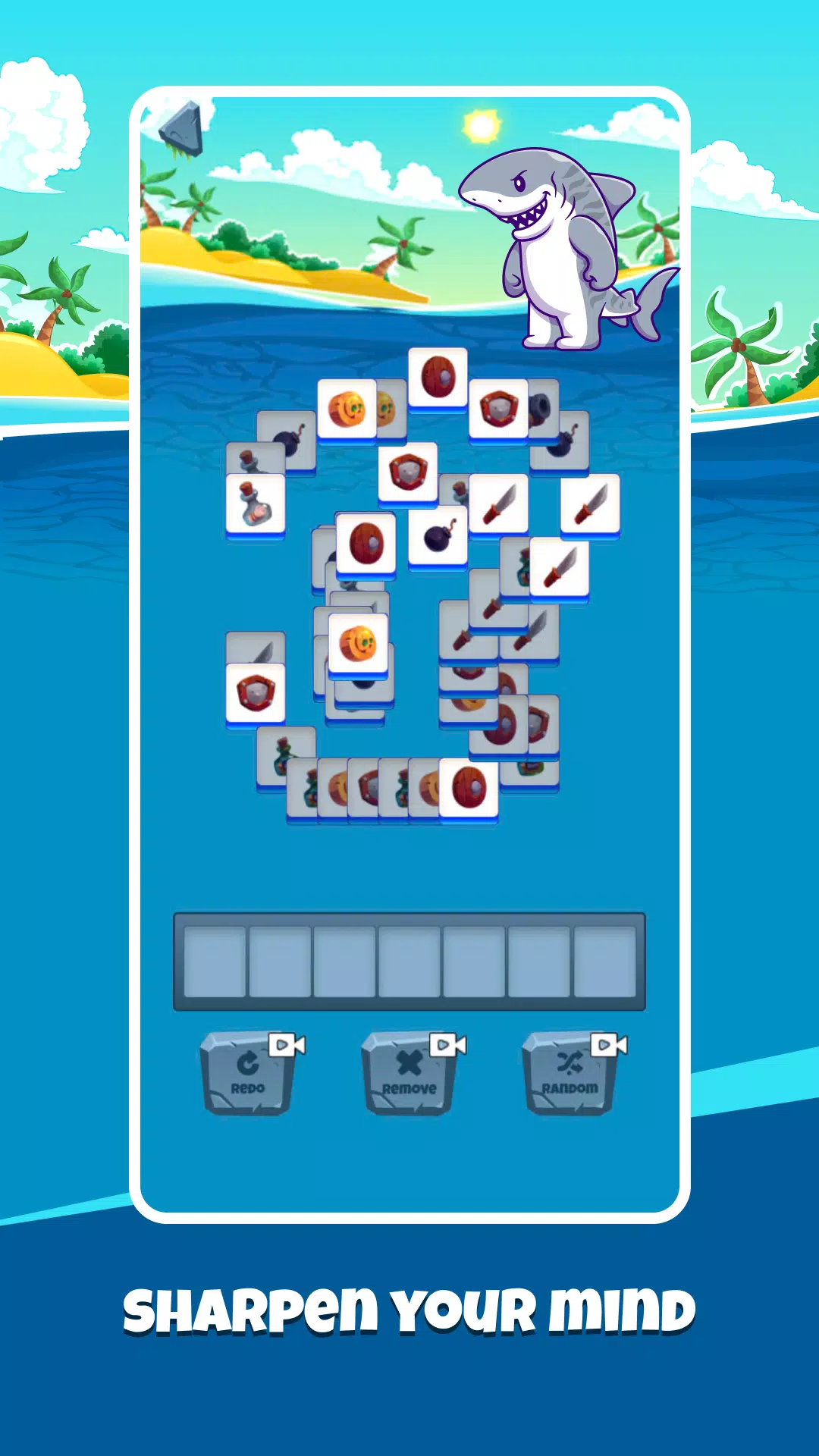 Shark Attack:Match Puzzle Game Скриншот 1