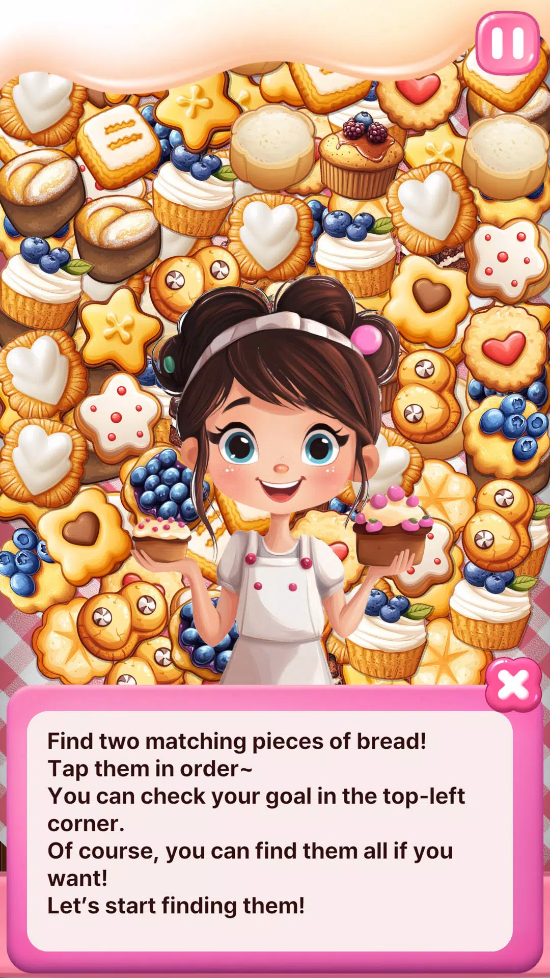 Match Puzzle 1+1 Bakery Скриншот 2