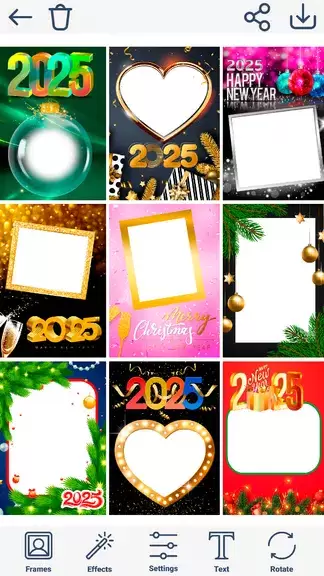 Schermata Christmas Photo Frames & Cards 2