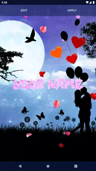 Love Hearts Live HD Wallpaper ภาพหน้าจอ 3