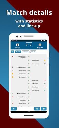 Spanish La Liga 2 ဖန်သားပြင်ဓာတ်ပုံ 2