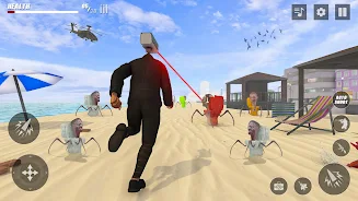 Toilet Monster Zombie Battle應用截圖第3張