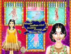 Indian Wedding Princess Salon Captura de pantalla 4