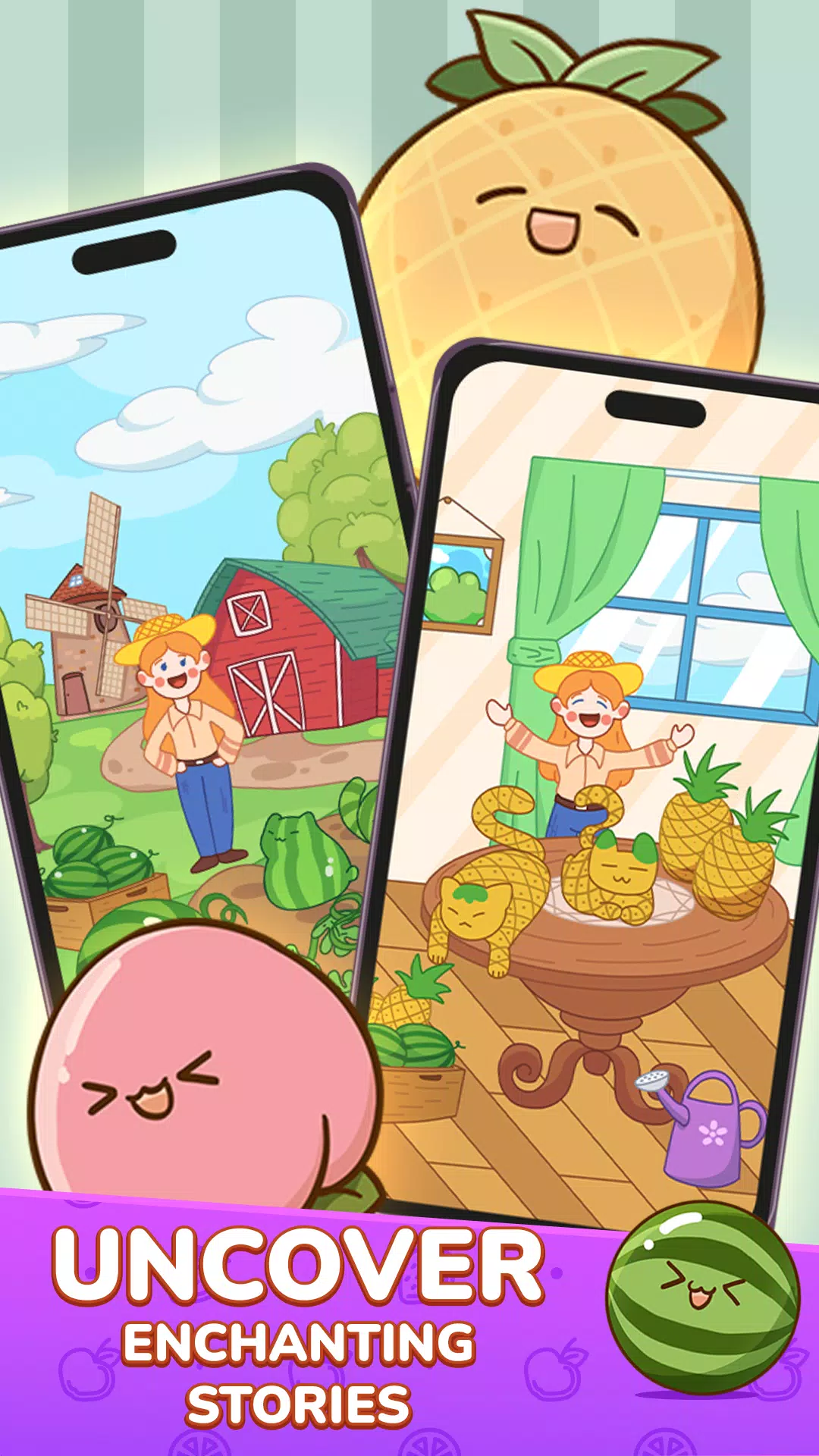 Juicy Merge: Fruit Drop Game Скриншот 1