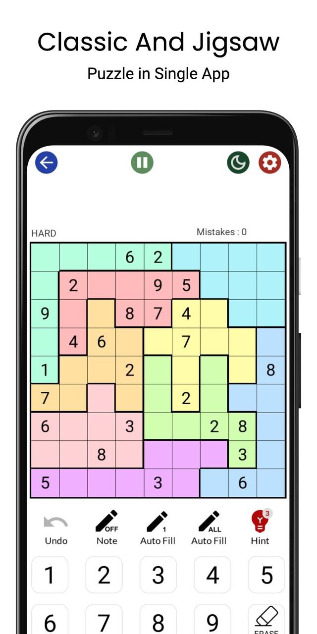 Sudoku - Classic & Jigsaw應用截圖第3張