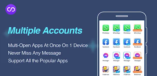 Multiple Accounts ภาพหน้าจอ 1