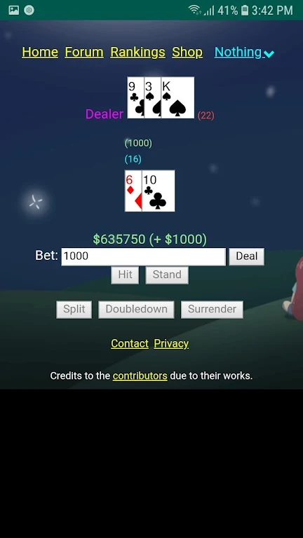 Blackjack Evolved Ekran Görüntüsü 2