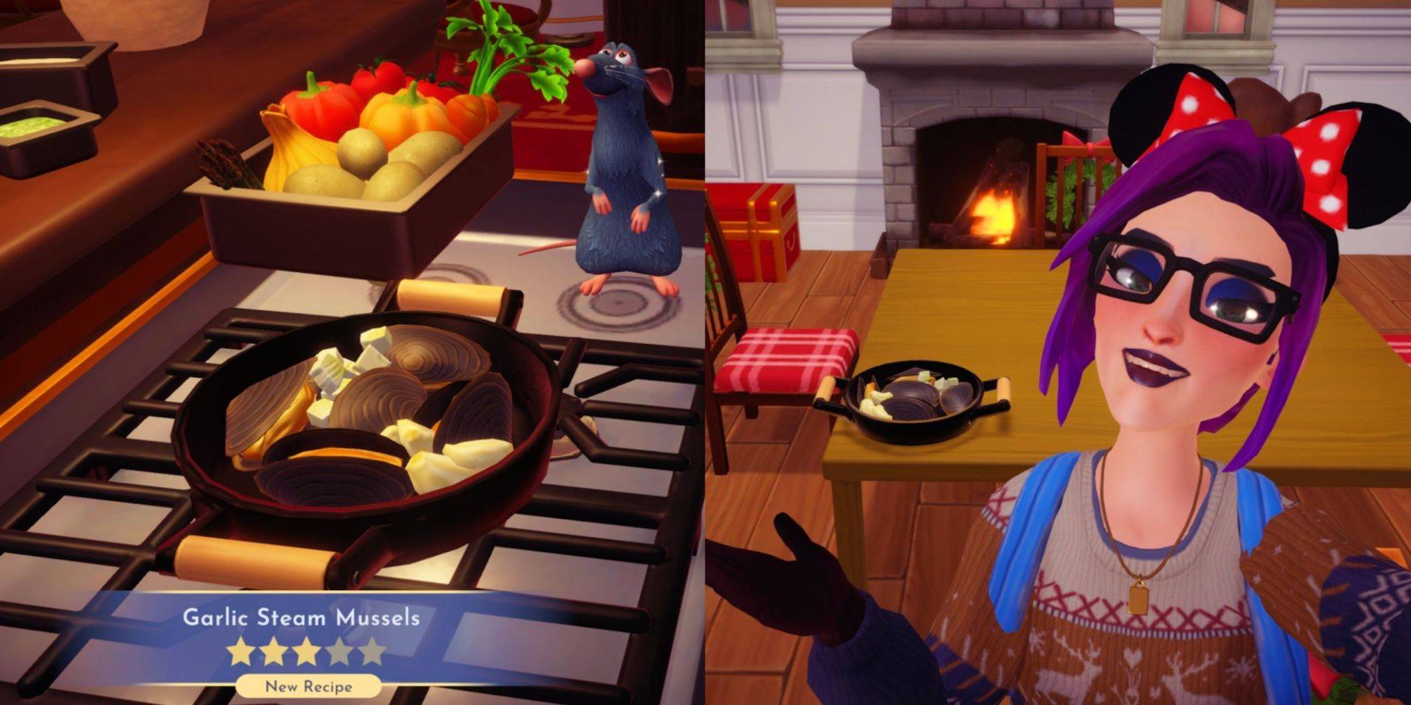 Чесночные мидии раскрыты: кулинарный гид Disney Dreamlight Valley