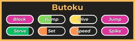Stile Butoku dall'esperienza Roblox di Haikyuu Legends