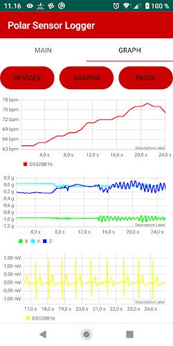 Polar Sensor Logger Скриншот 4