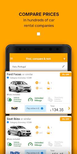 Rentcars: Car rental ဖန်သားပြင်ဓာတ်ပုံ 3