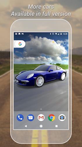 3D Car Live Wallpaper Lite Скриншот 4