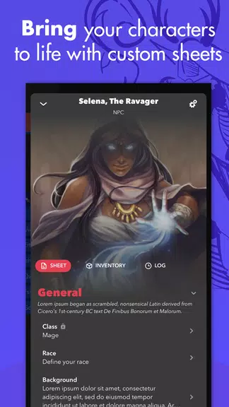Schermata mRPG - Chat app to play RPGs 3
