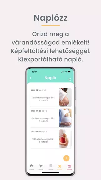 PregHello – terhességi app Скриншот 3