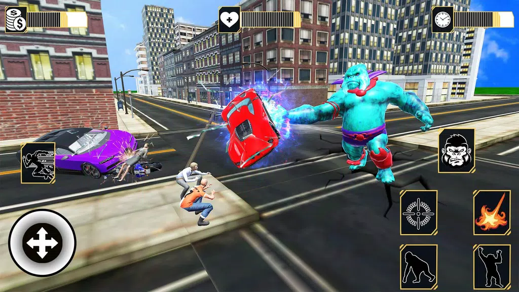 Monster Hero City Battle Tangkapan skrin 3