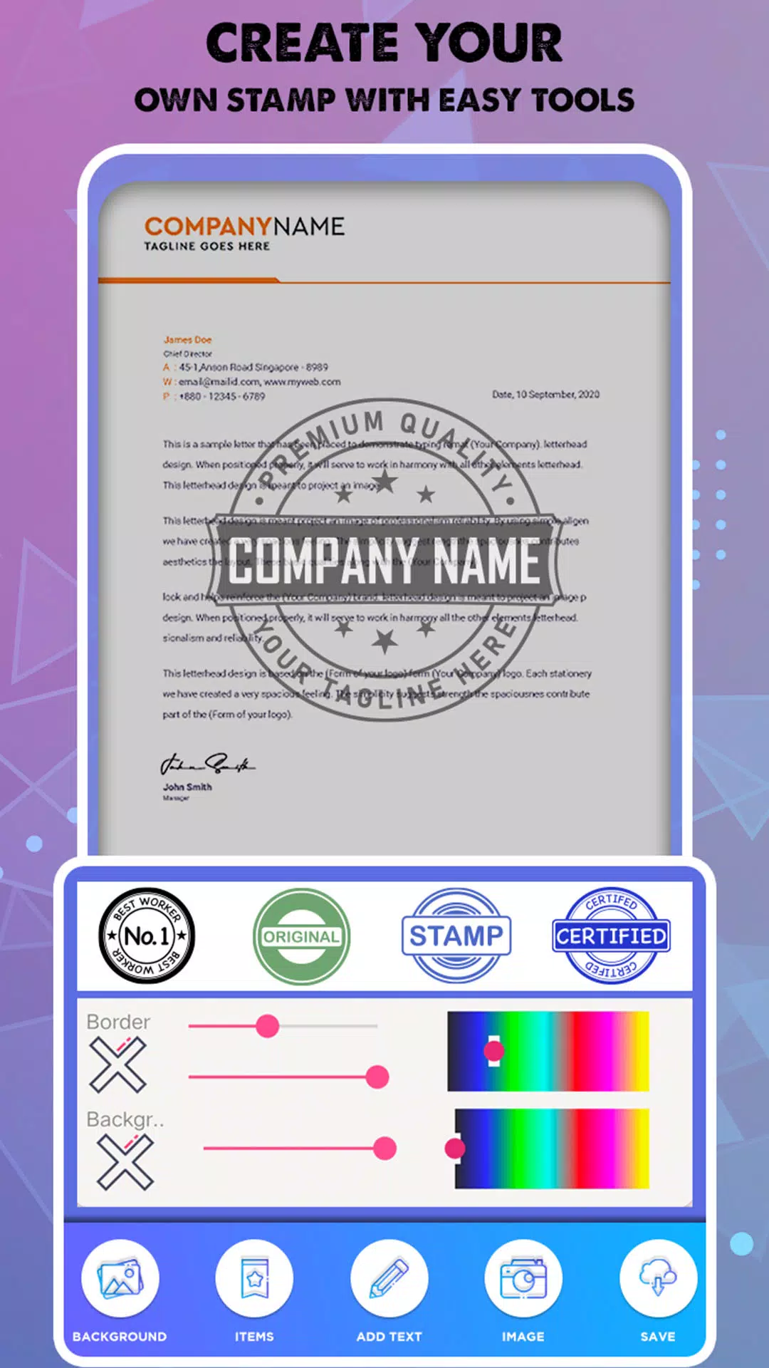 Stamp Maker Скриншот 2