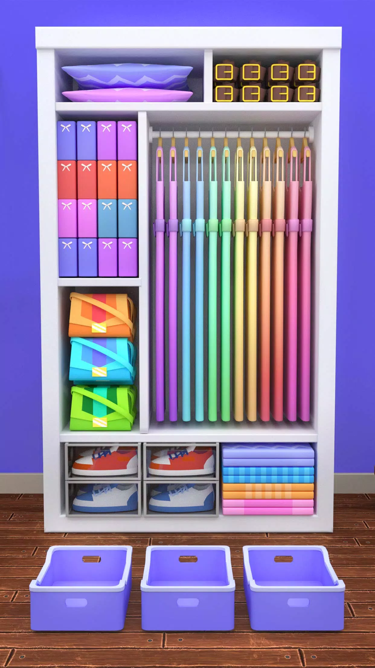 Fill the Closet: Organize Game ဖန်သားပြင်ဓာတ်ပုံ 4