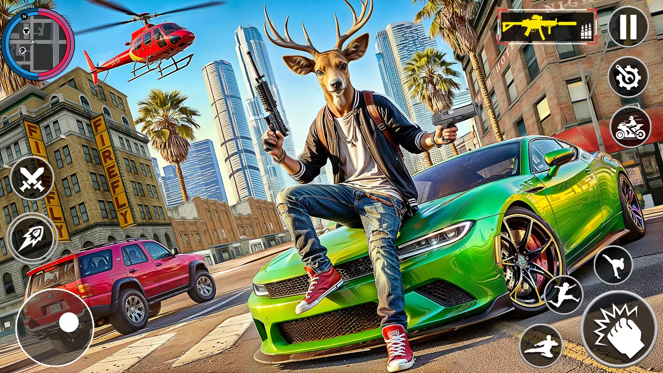 Deer Simulator 3D Open World ဖန်သားပြင်ဓာတ်ပုံ 4