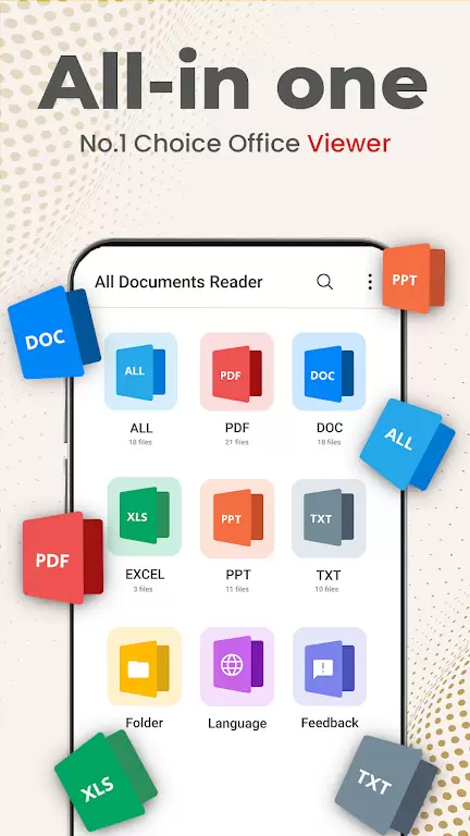 Document Reader PDF Reader ဖန်သားပြင်ဓာတ်ပုံ 1
