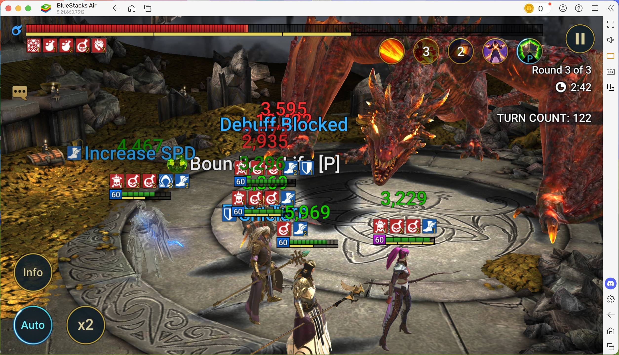 공습 : Bluestacks Air와 함께 Mac의 Shadow Legends