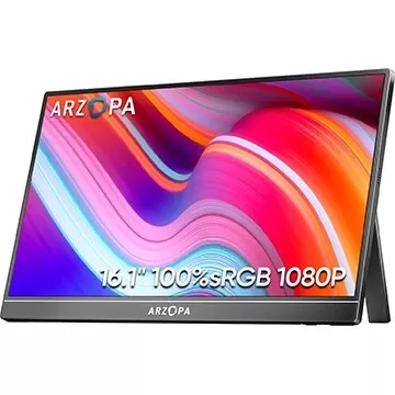 Arzopa 16“ 1080p便攜式USB顯示器現在40％折扣，與Nintendo Switch和Steam Deck兼容