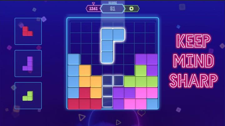 Block Neon 3D : Disco Puzzle Screenshot 3