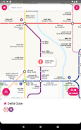 Delhi Metro Map & Routing Capture d'écran 1