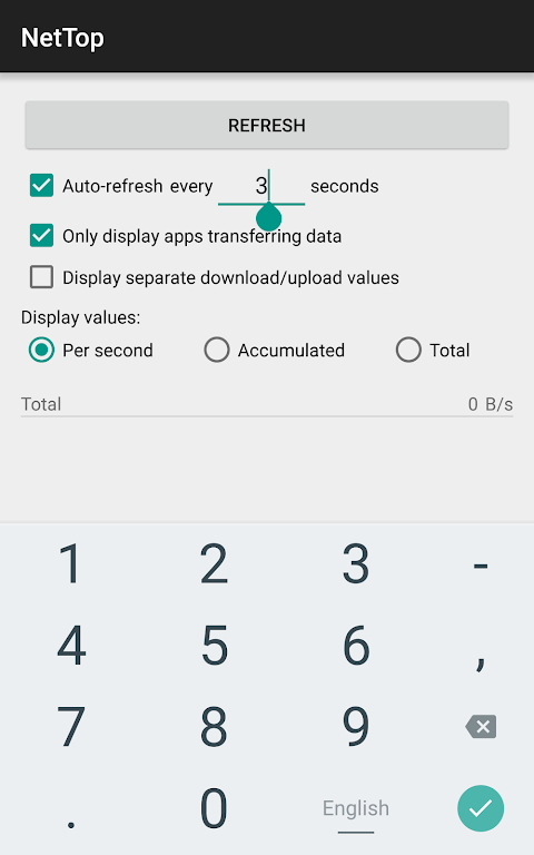 NetTop: RealTime Network Meter Screenshot 3