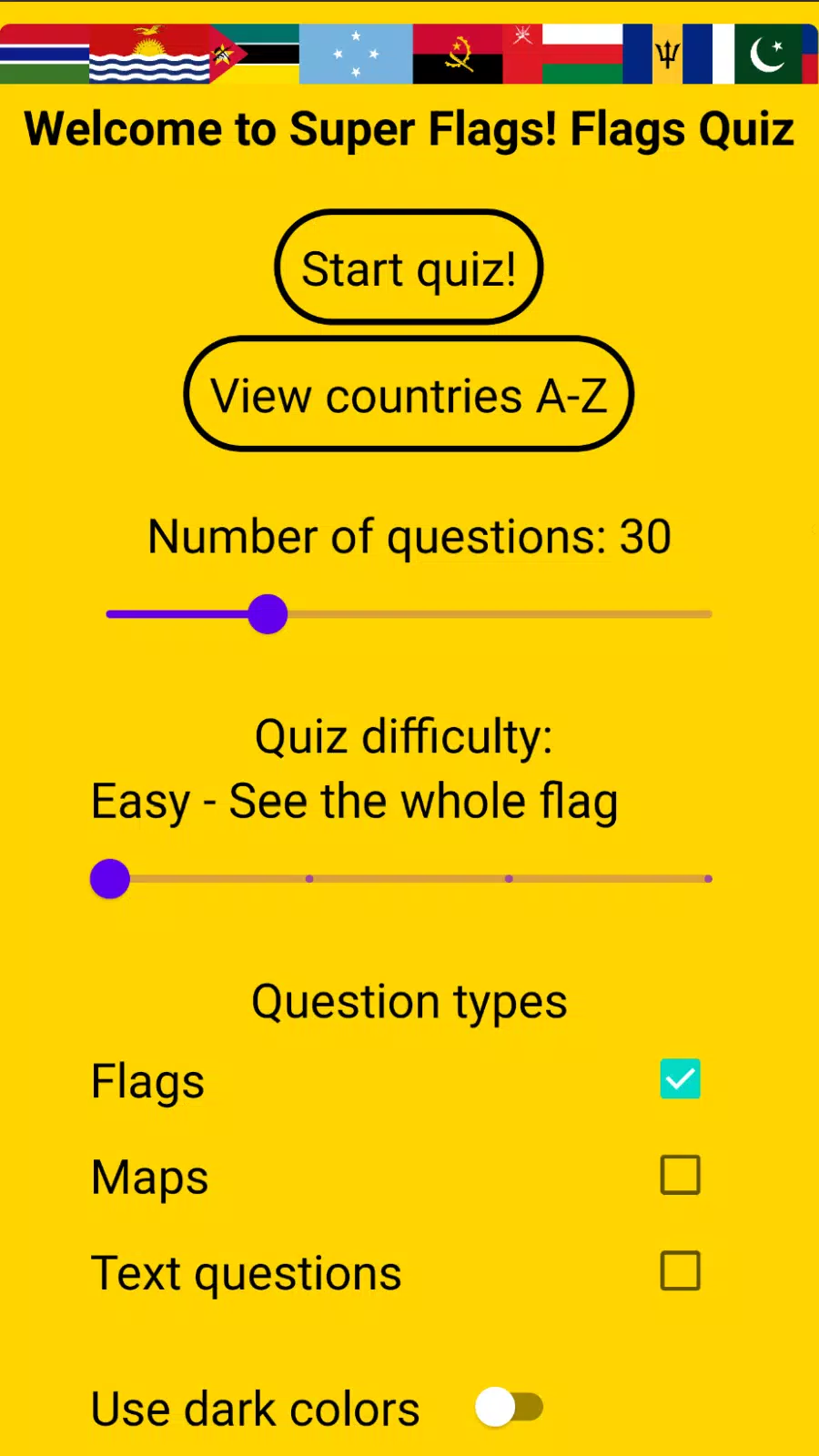 Super Flags! Flag Quiz 스크린샷 1
