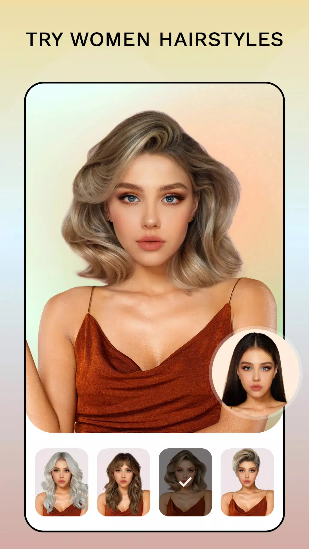 Hair Color Changer: Hairstyles应用截图第2张