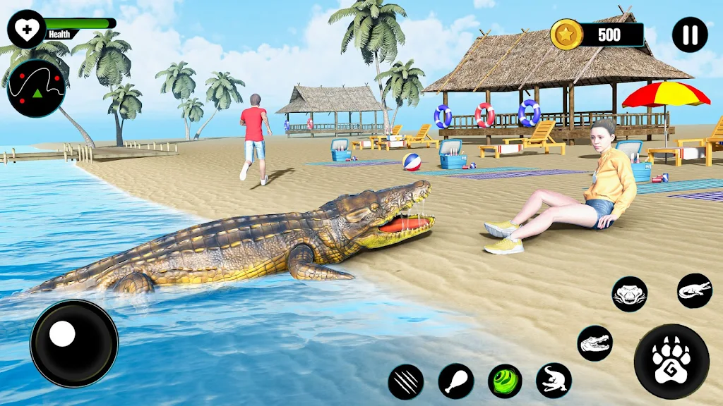 Schermata Crocodile Attack Animal games 2