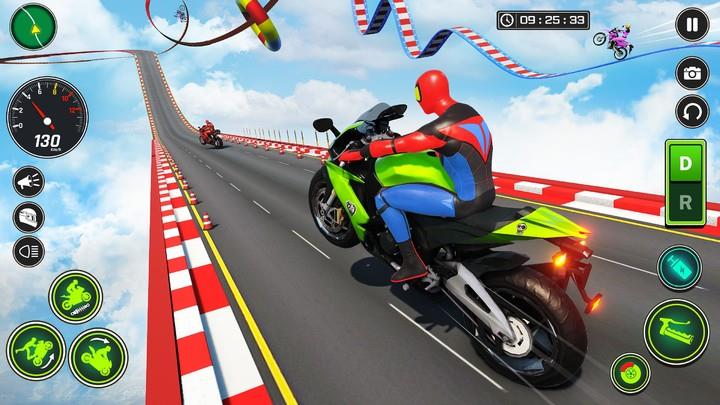 Superhero Bike Stunt Games GT Ekran Görüntüsü 4