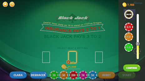 Blackjack - Casino World Скриншот 2