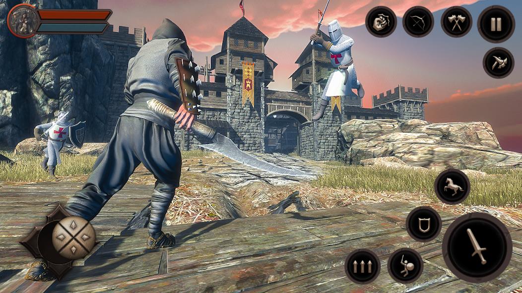Ninja Samurai Assassin Hunter Mod Ảnh chụp màn hình 1