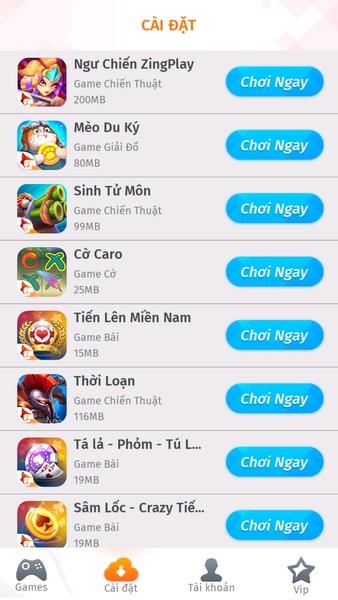 ZingPlay Скриншот 3