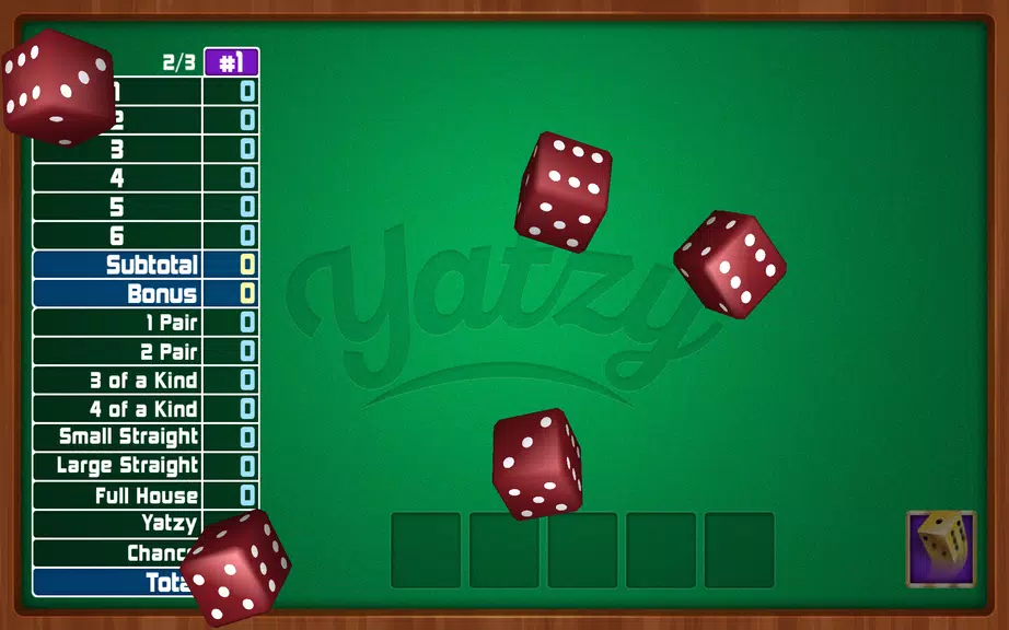Yatzy Dice Game Скриншот 1