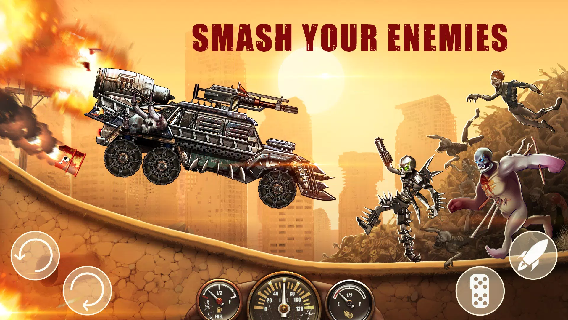Zombie Hill Racing Captura de tela 3