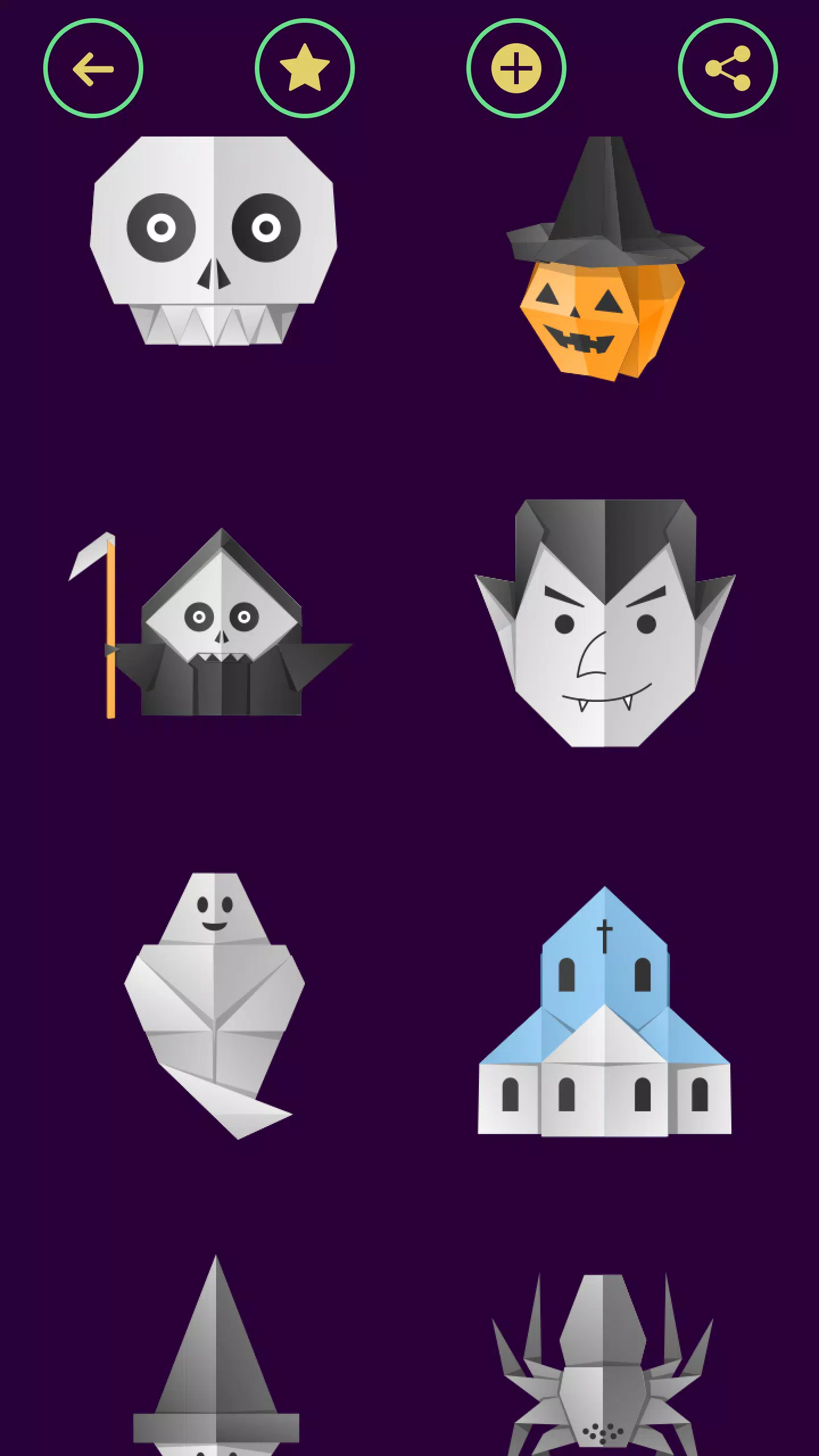Origami Halloween Screenshot 4