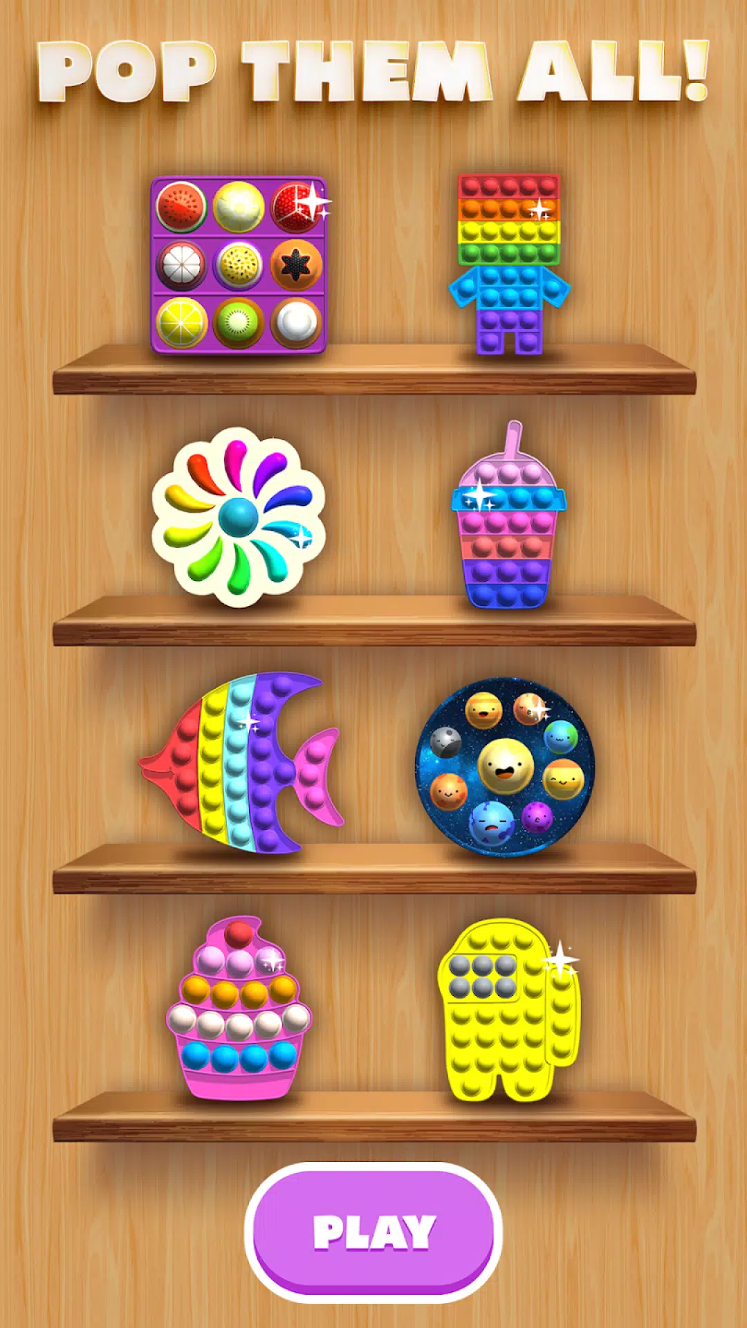 Pop It! Fidget Toys 3D Poppet ภาพหน้าจอ 1