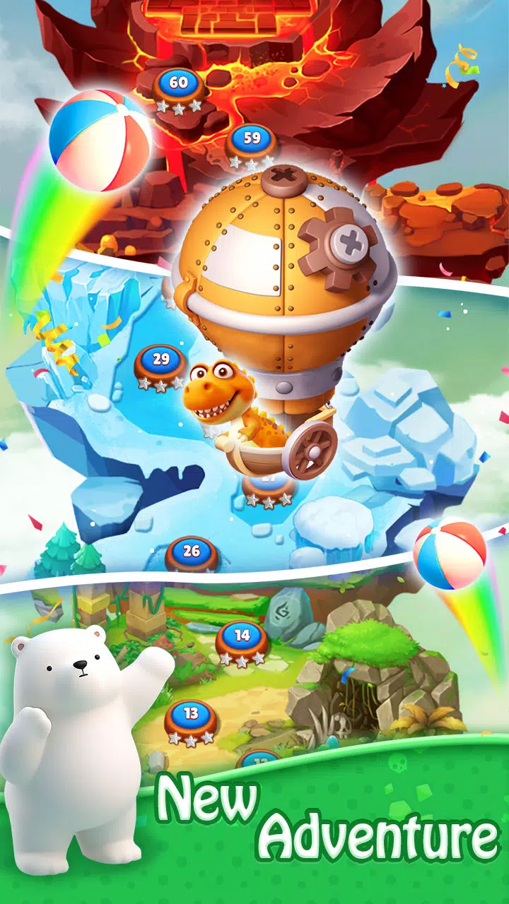 Bubble Shooter - Dino Match Ekran Görüntüsü 4