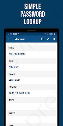Schermata Smart Password Manager 3