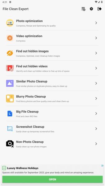 Schermata File Cleanup Expert 1