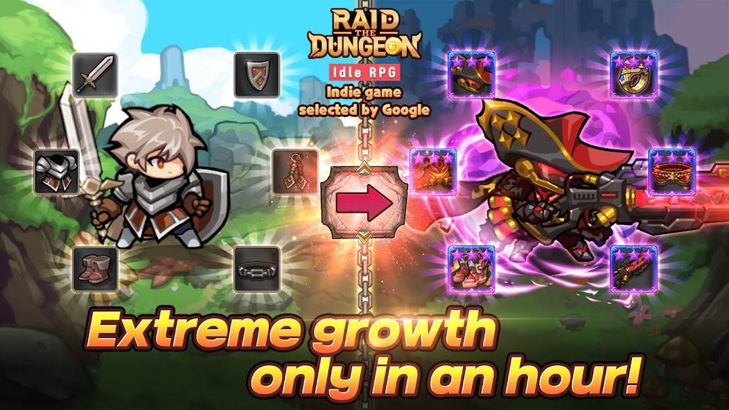 Raid the Dungeon : Idle RPG Mod Tangkapan skrin 3
