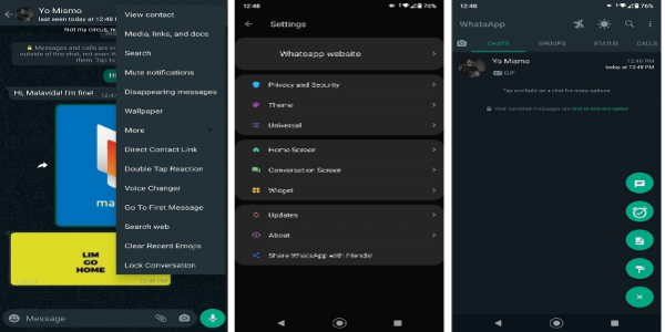 Schermata GB WhatsApp Pro 1