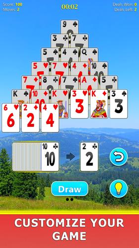 Pyramid Solitaire Mobile Скриншот 2