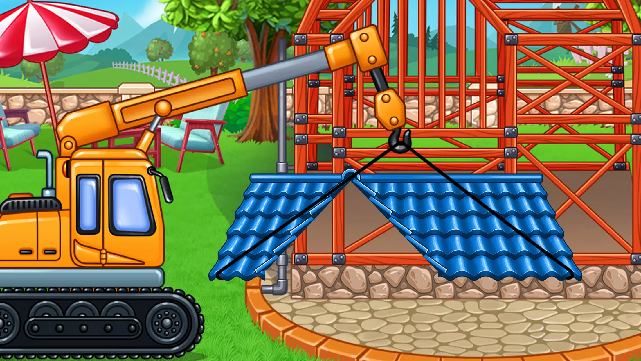 Construction Truck Kids Games स्क्रीनशॉट 2