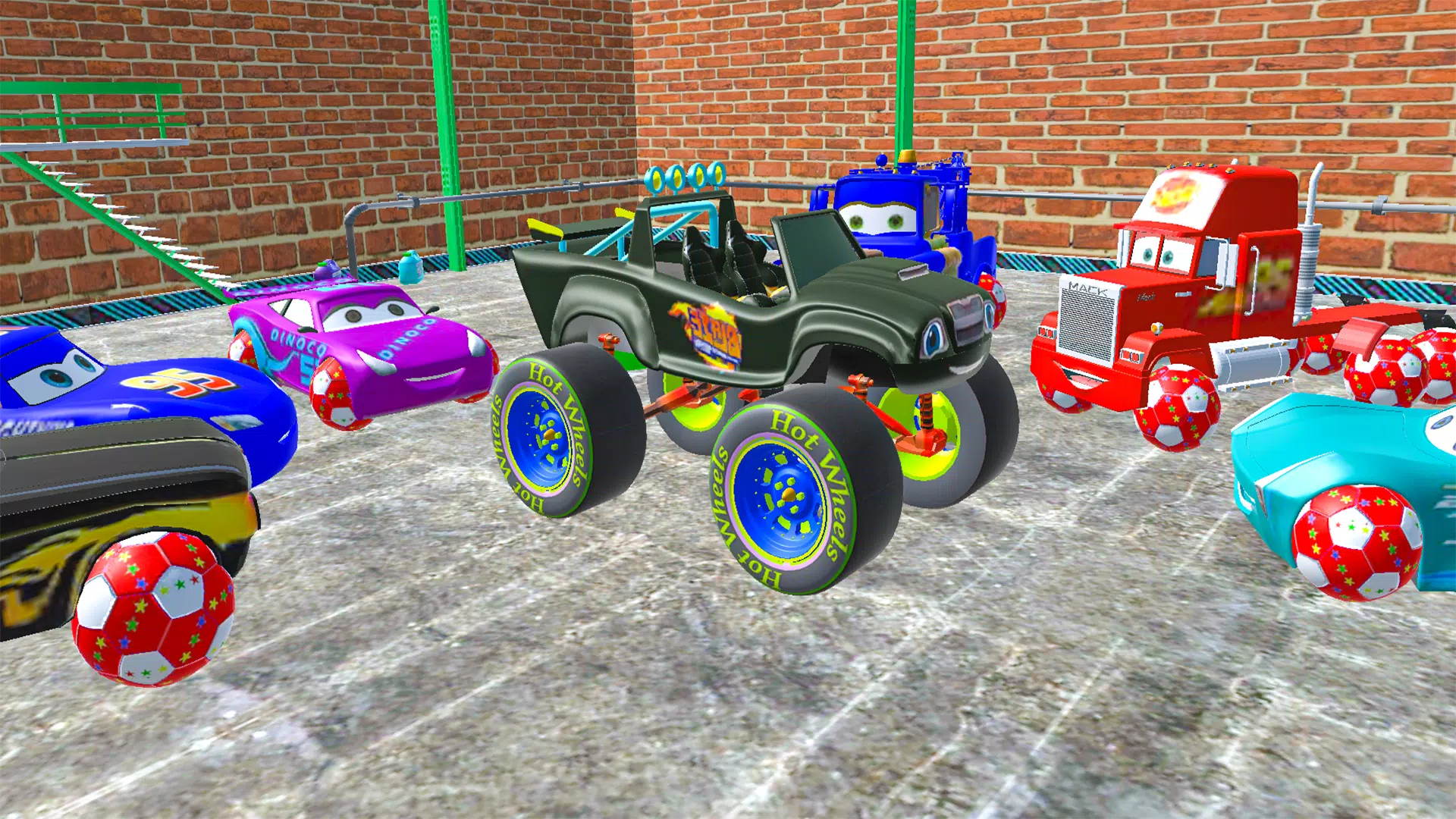 McQueen and Crazy Racing Cars應用截圖第3張