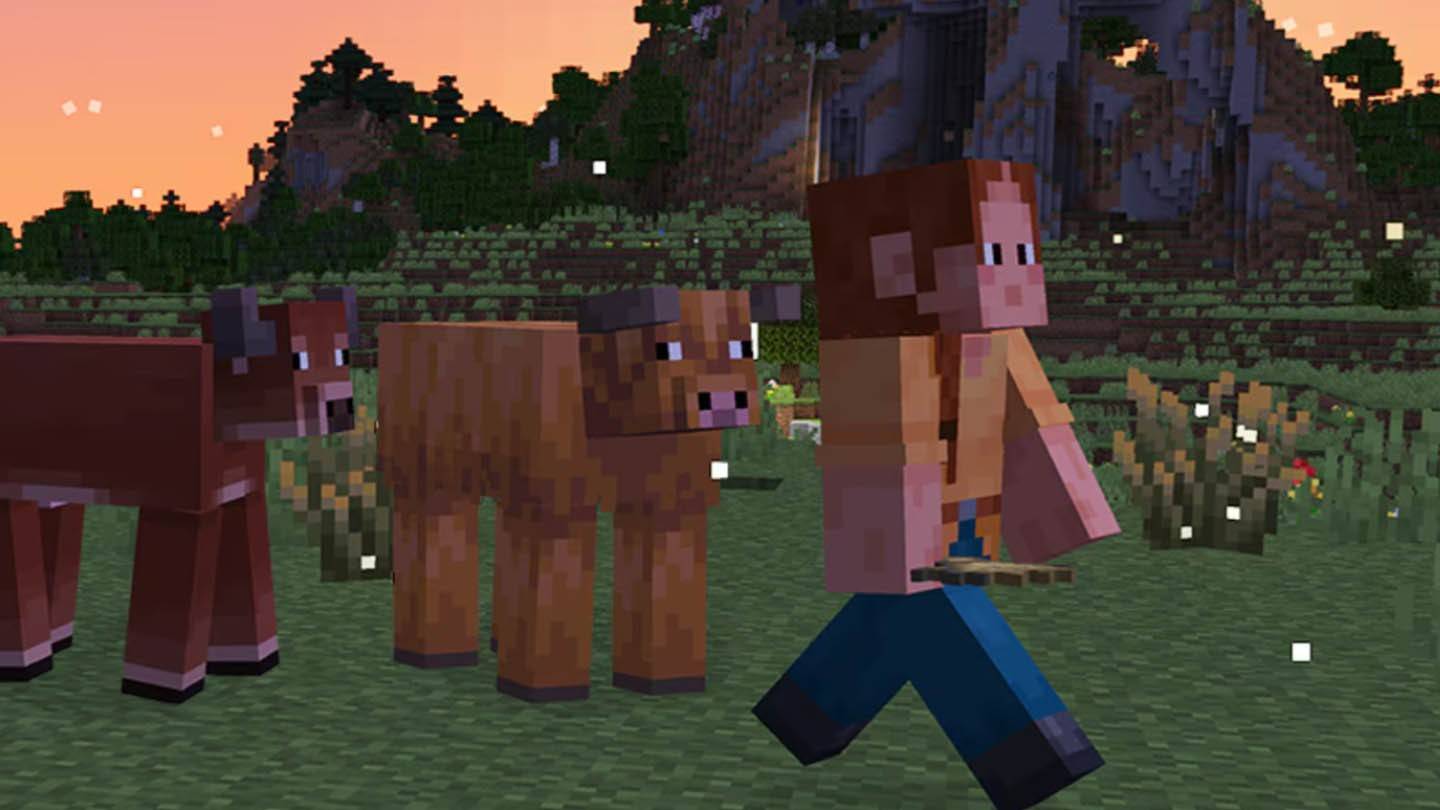 Minecraft揭露了自適應母牛，帶螢火蟲的新植物和環境音樂